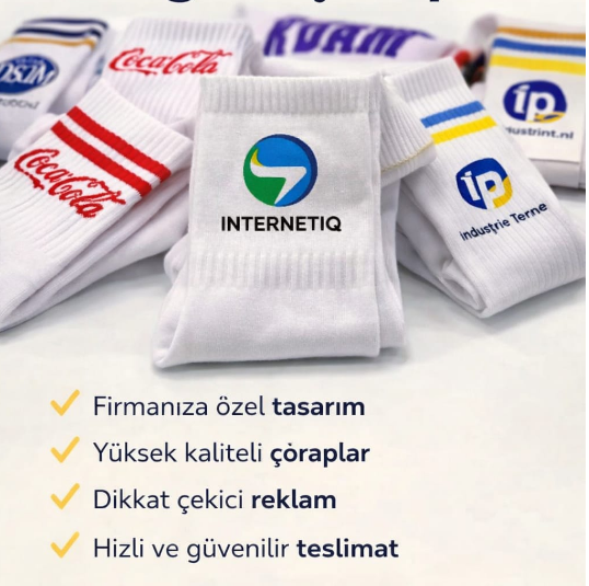 logo baskılı firma çorap Logo baskılı firma çorap
